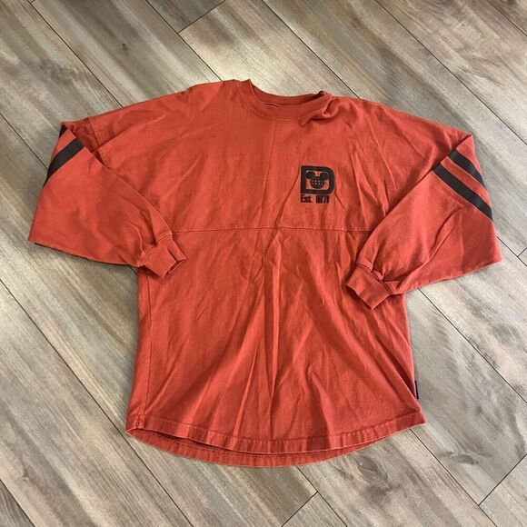 Walt Disney Disneyland Burgundy Spirit‎ Jersey Women Small Bin M-51 - Picture 1 of 6